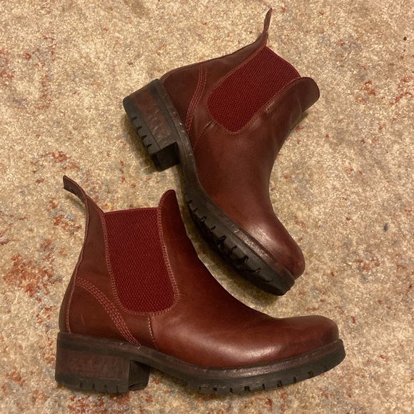 Beuno Florida Leather Chelsea Boot Burgundy Size EUR 41 / US 9.5-10 EUC - Picture 15 of 15
